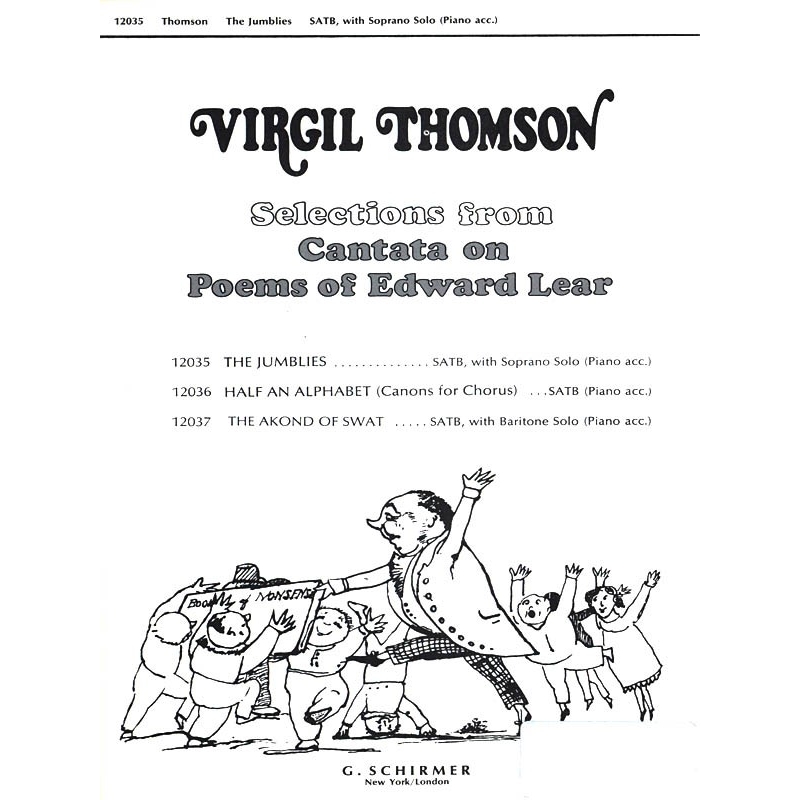 Thomson, Virgil - Jumblies W/soprano Solo & Piano Accompaniment