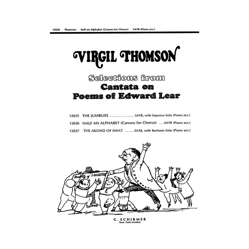 Thomson, Virgil - Half An Alphabet