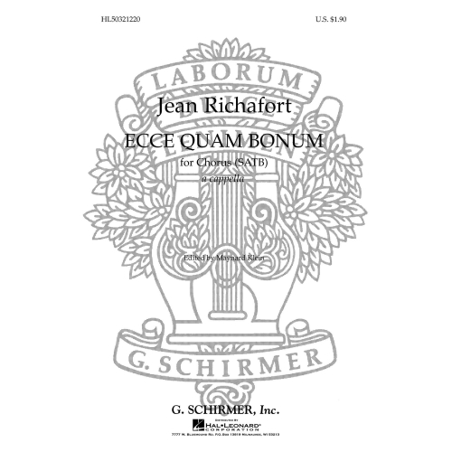 Richafort, J - Ecce Quam...