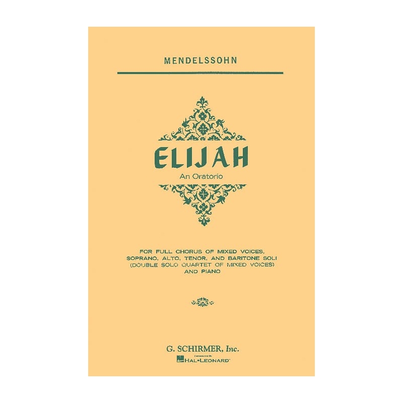 Bartholdy, Felix Mendelssohn - Elijah