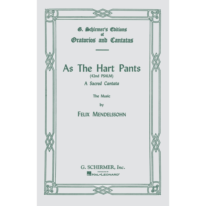 As the Hart Longs (SATB ) by Felix Mendelsso | J.W. Pepper Sheet Music