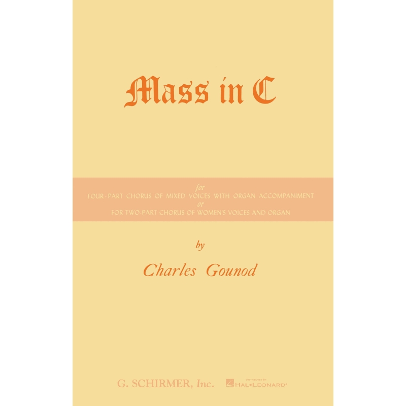 Charles Gounod: Mass In C (Vocal Score)