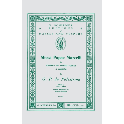 Palestrina, Giovanni Pierluigi - Missa Papae Marcelli