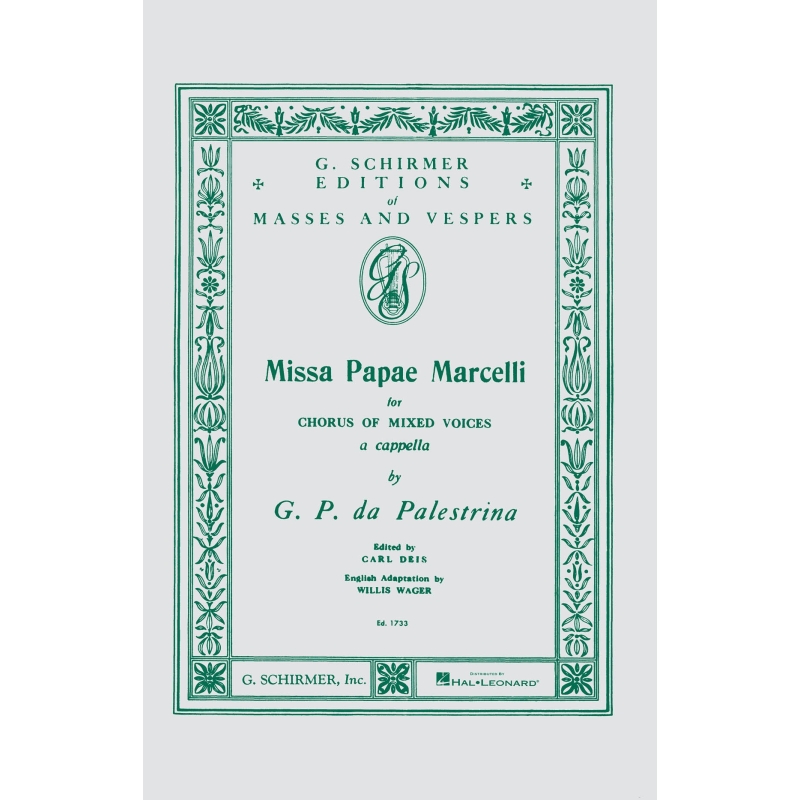 Palestrina, Giovanni Pierluigi - Missa Papae Marcelli