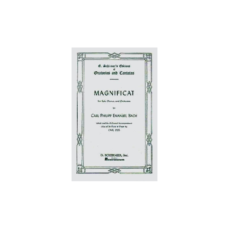 Bach, C P E - Magnificat (Vocal Score)