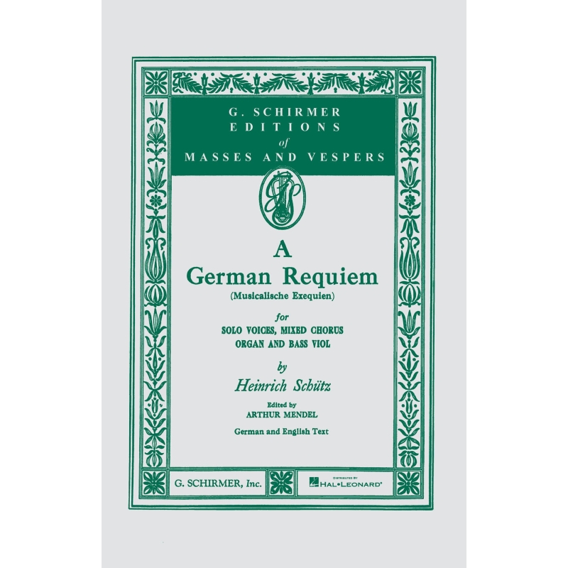 Schütz, Heinrich - German Requiem