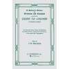 Maunder, John Henry  - Olivet To Calvary Vocal Score A Sacred Cantata