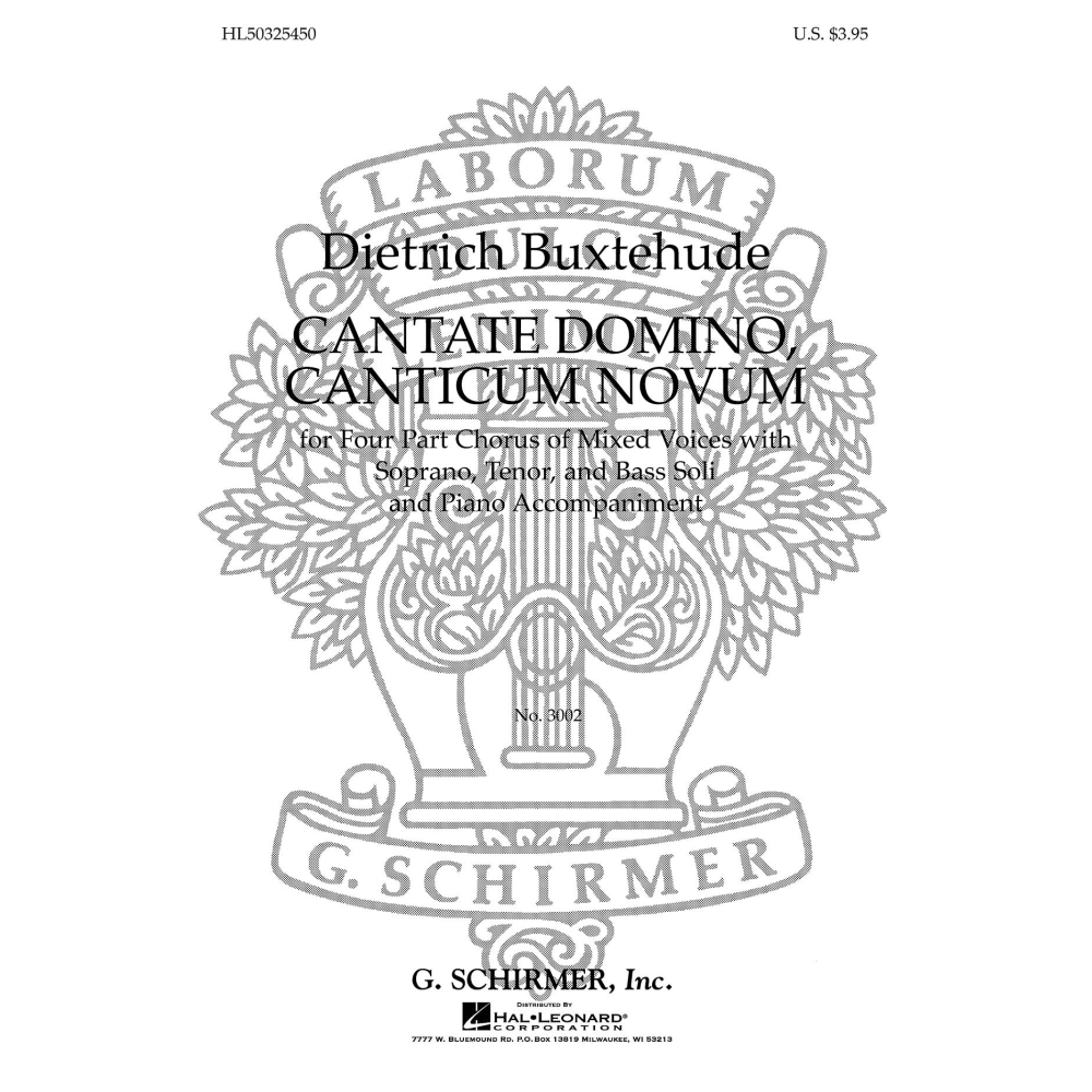 Buxtehude, Dietrich - Cantate Domino, Cantate Novum