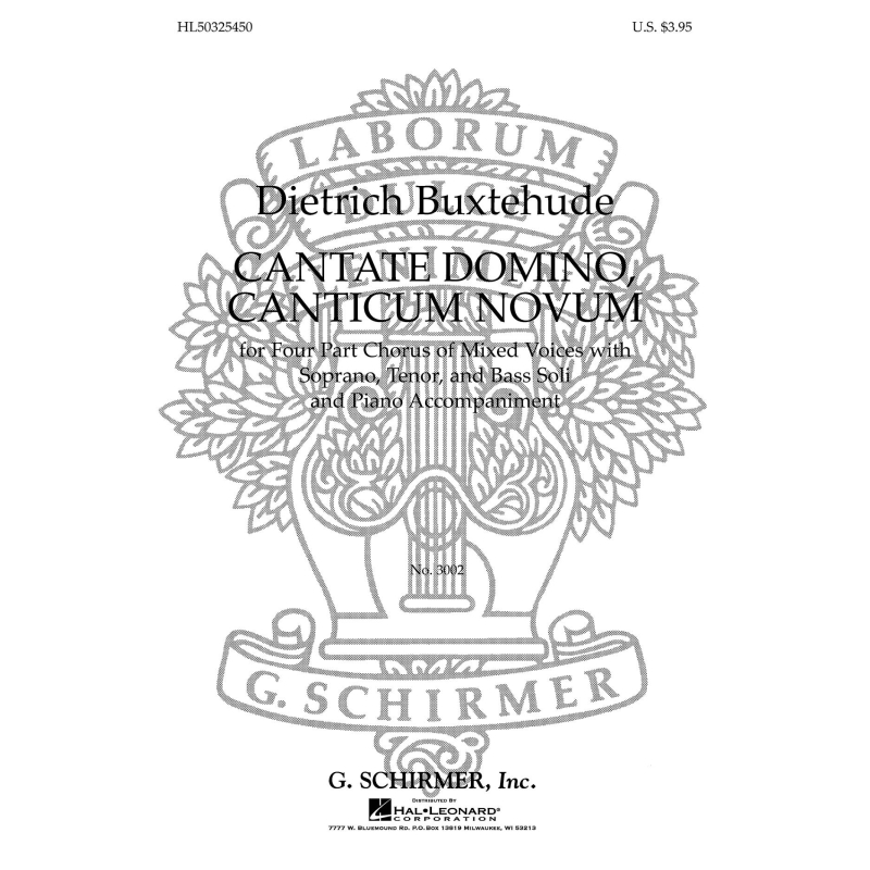 Buxtehude, Dietrich - Cantate Domino, Cantate Novum