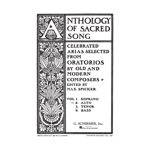 Anthology of Sacred Song -...