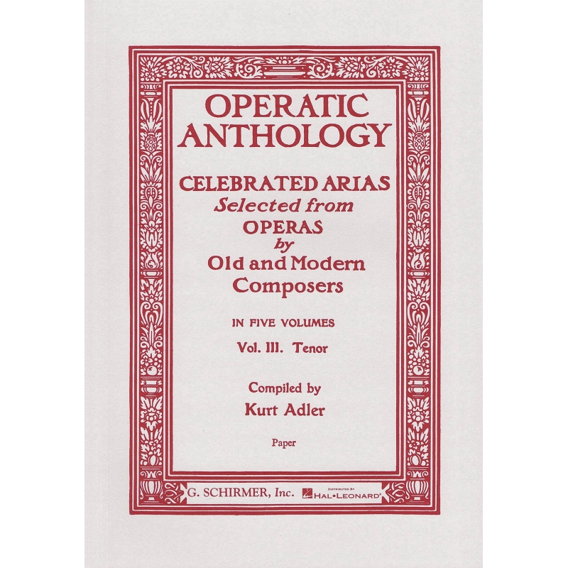Operatic Anthology - Volume 3