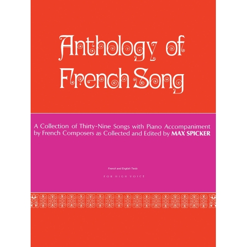 Anthology of Modern French Song (39 Songs)