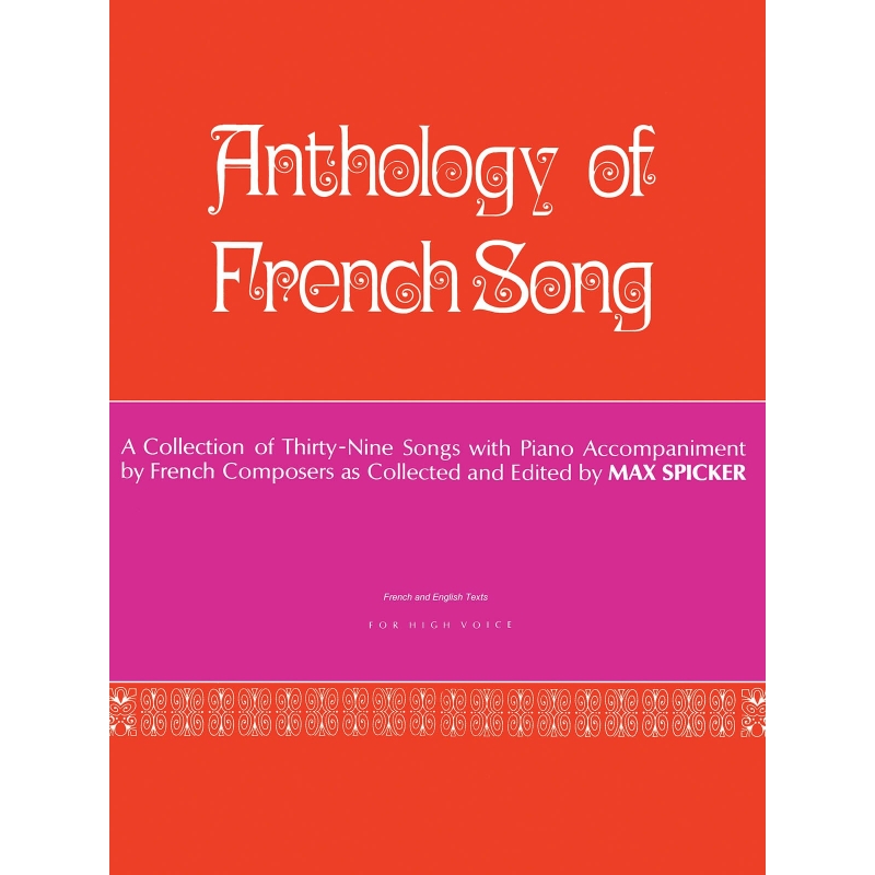 Anthology of Modern French Song (39 Songs)