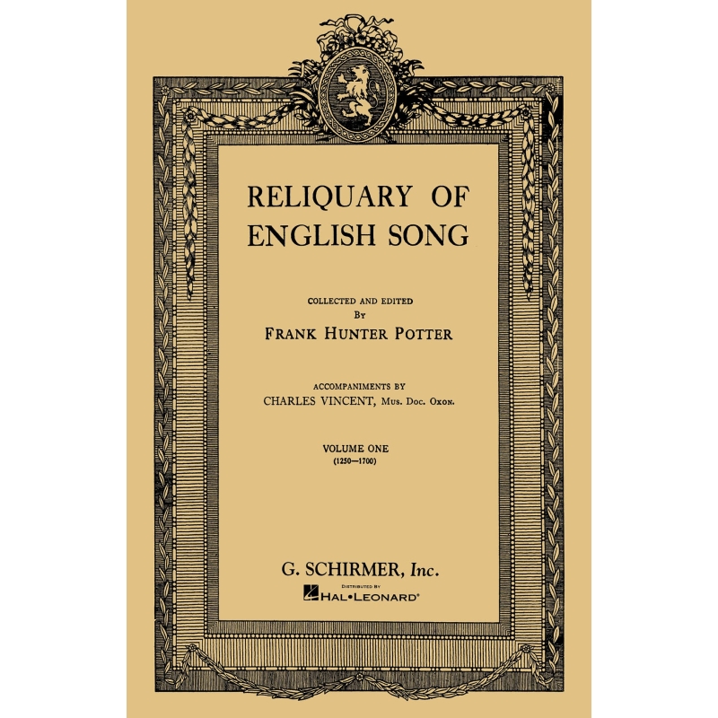 Reliquary of English Songs - Volume 1