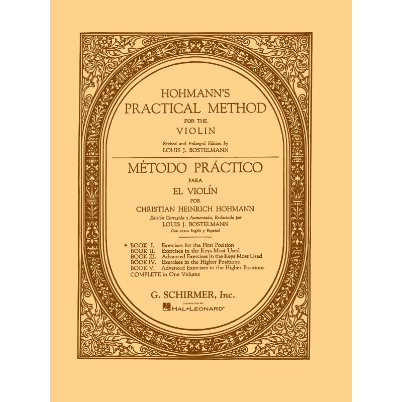Hohmann, Christian Heinrich - Practical Method for the Violin