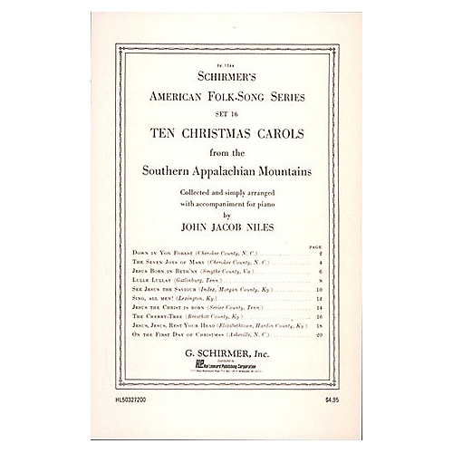 Niles, John Jacob - 10...