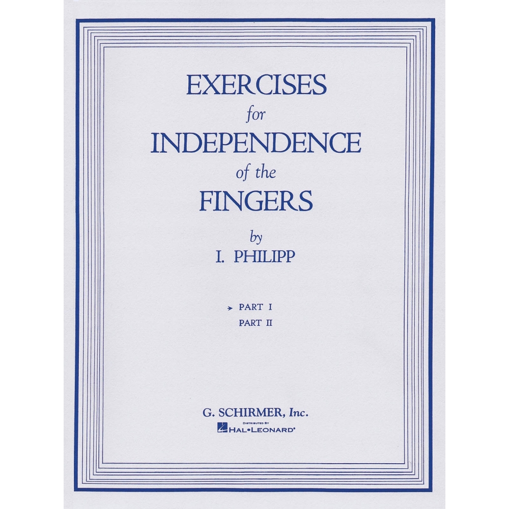 Philipp, Isidore - Exercises for Independence of Fingers - Book 1