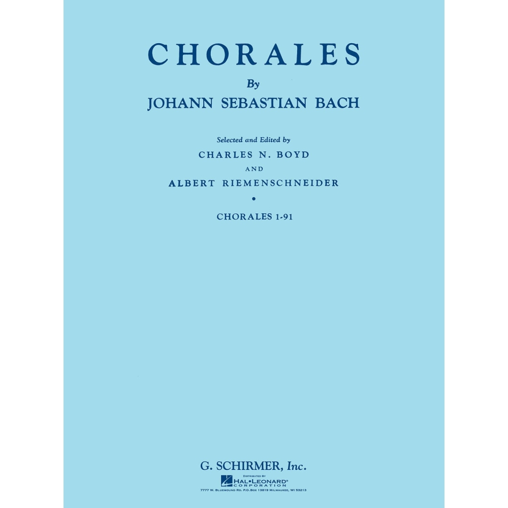 Bach, J.S - Chorales 1-91, Open Score