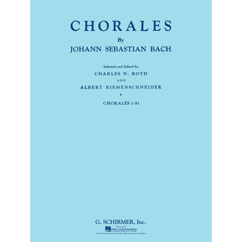 Bach, J.S - Chorales 1-91, Open Score