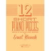 Krenek, Ernst - 12 Short Piano Pieces