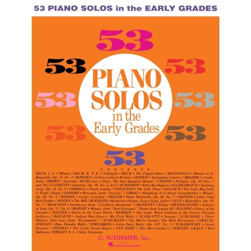 53 Early Grade Solos Pno