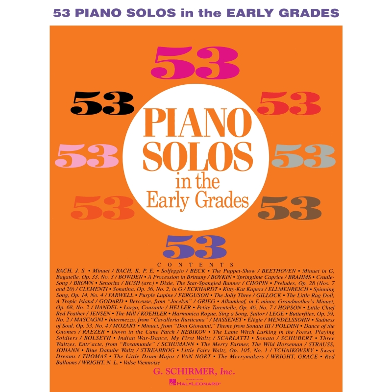 53 Early Grade Solos Pno