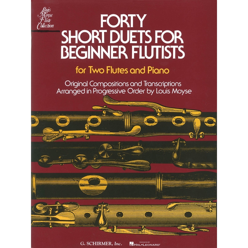 40 Short Duets for Beginner Flutists