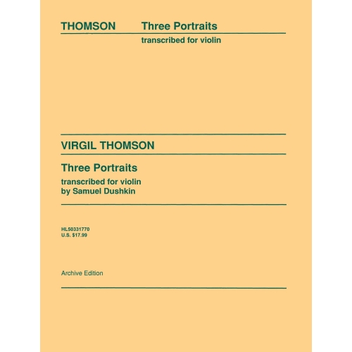 Thomson, Virgil - 3 Portraits