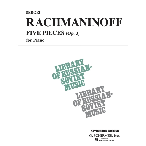 Rachmaninoff, Sergei - 5 Pieces, Op. 3 (VAAP Edition)