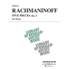 Rachmaninoff, Sergei - 5 Pieces, Op. 3 (VAAP Edition)