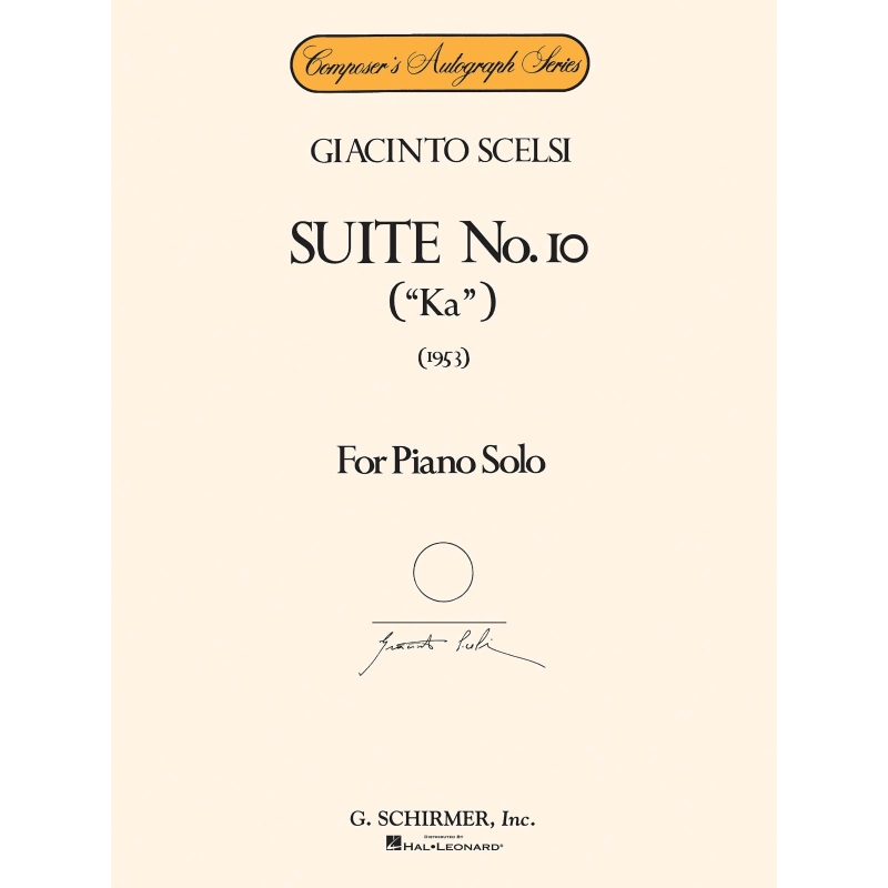 Scelsi, Giacinto - Suite No. 10 (1953)