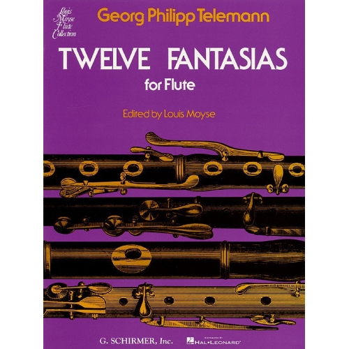 Georg Philipp Telemann: Twelve Fantasies For Solo Flute