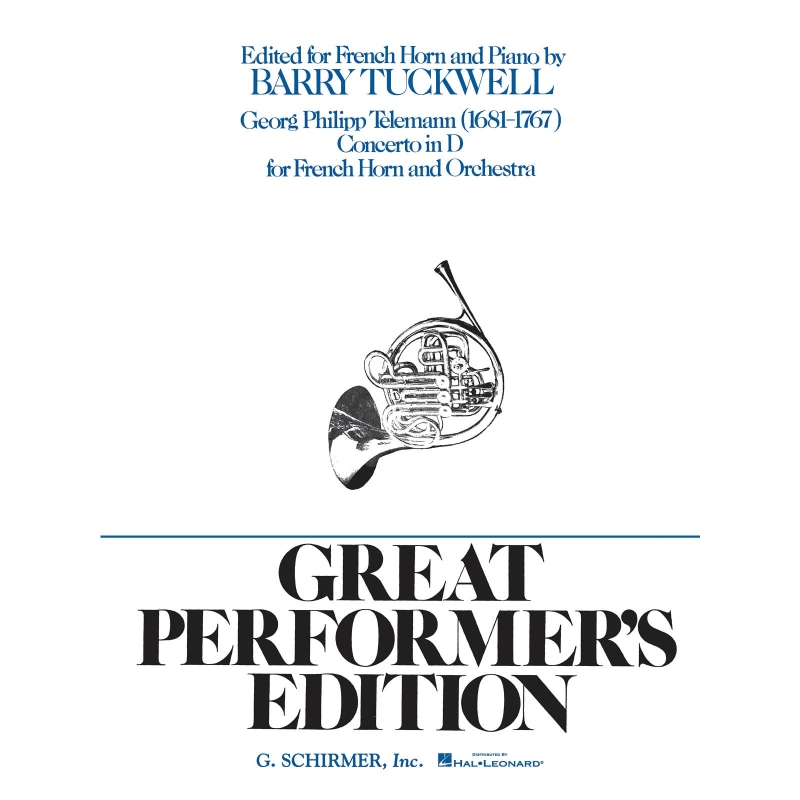 Telemann, Georg Philipp - Concerto In D For French Horn And Orchestra