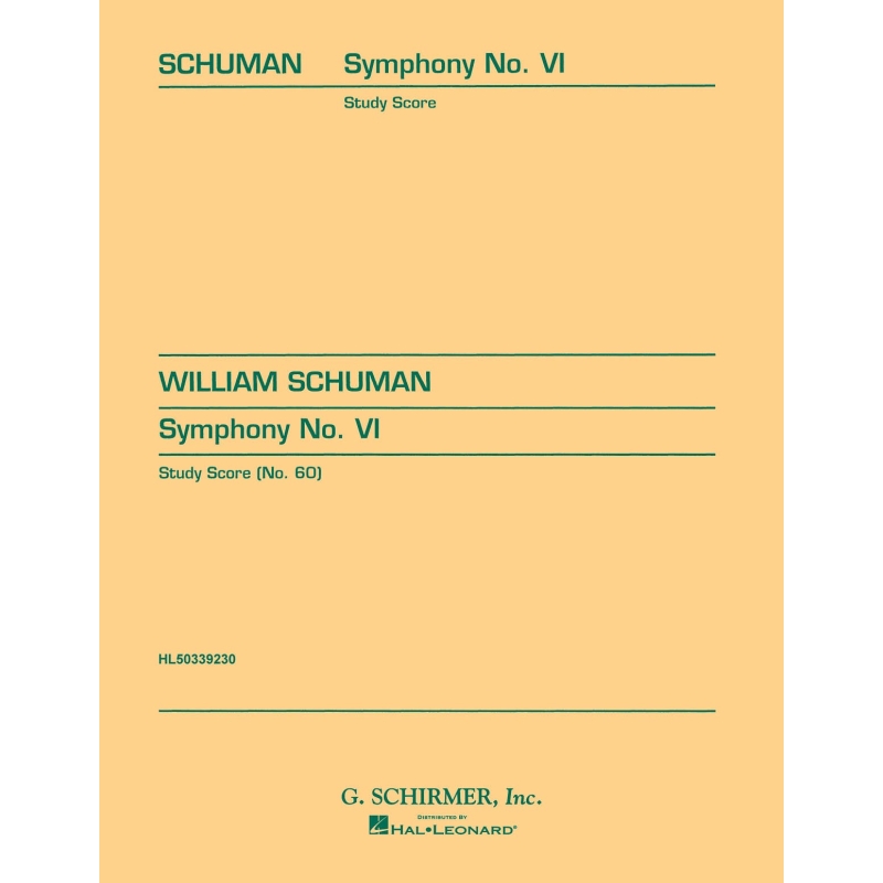 Schuman, William - Symphony No. 6 (in one movement)