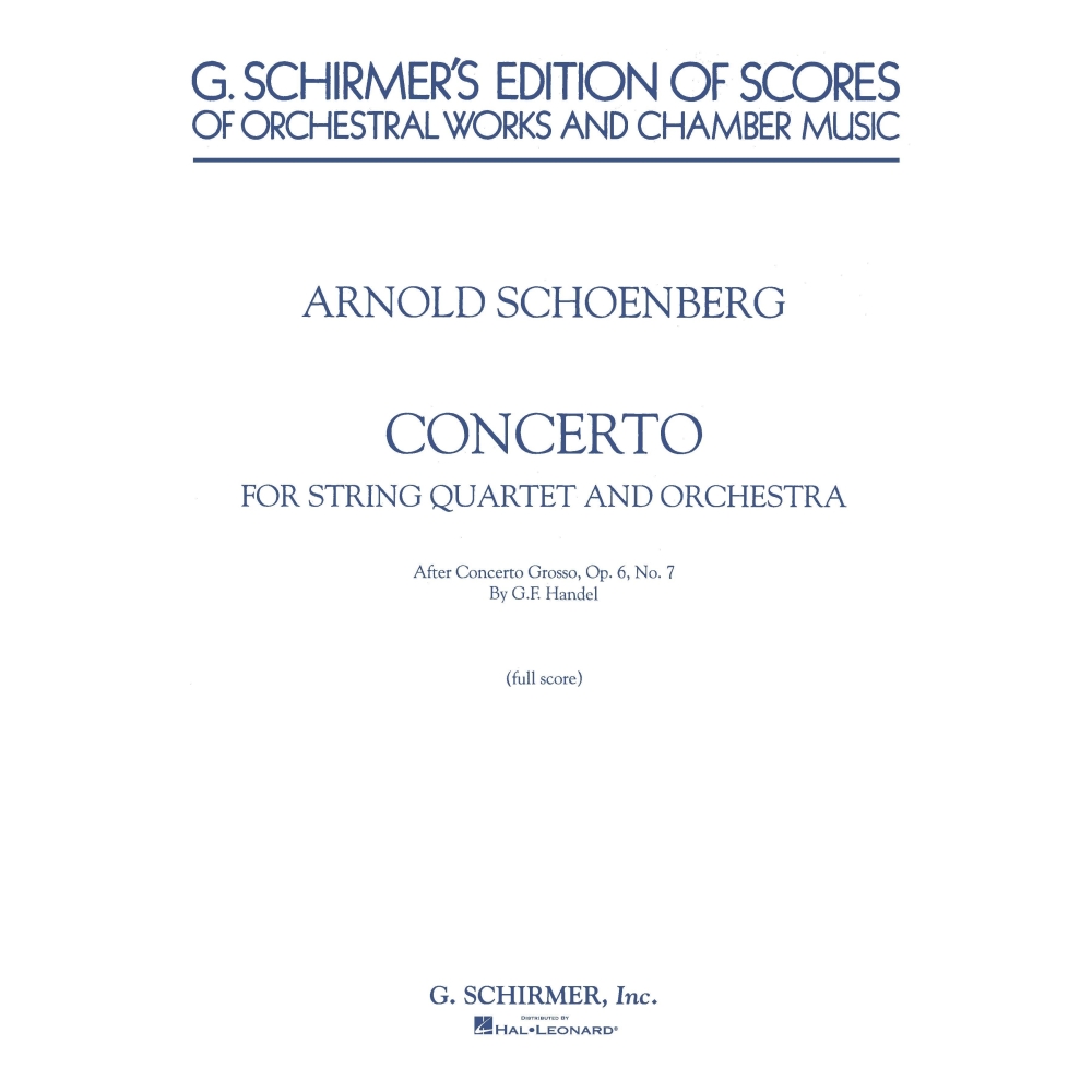Schönberg, Arnold - Concerto