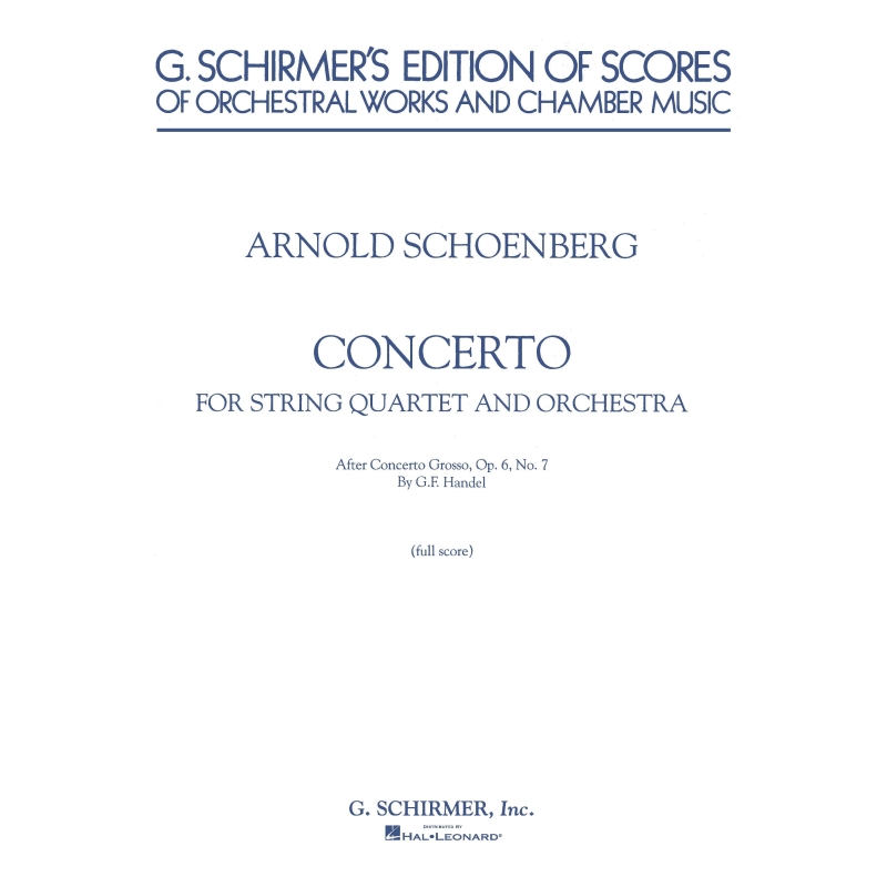 Schönberg, Arnold - Concerto
