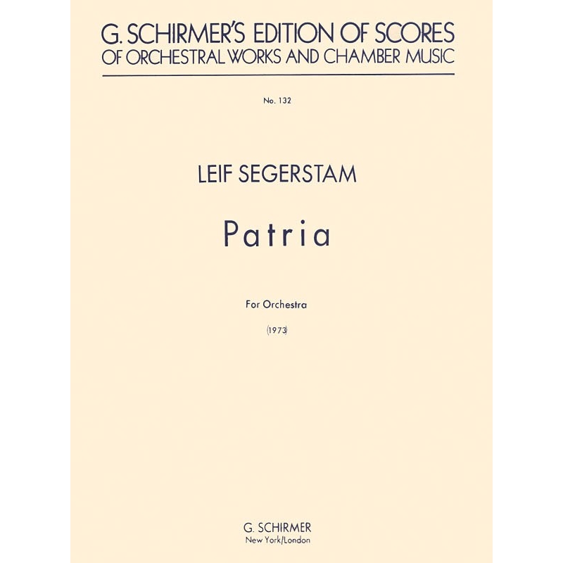 Segerstam, Leif - Patria for Orchestra (1973)