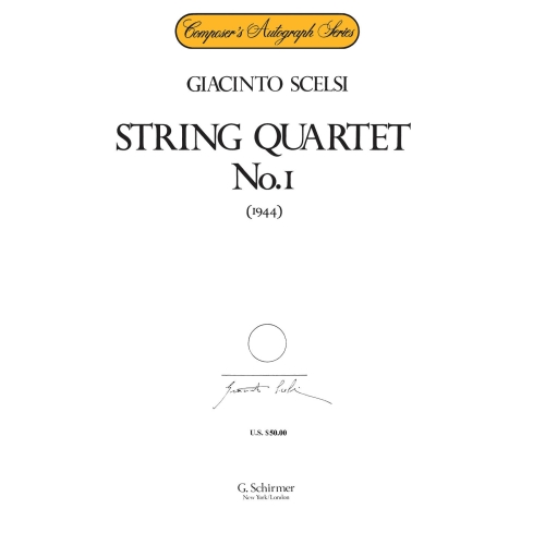 Scelsi, Giacinto - String...