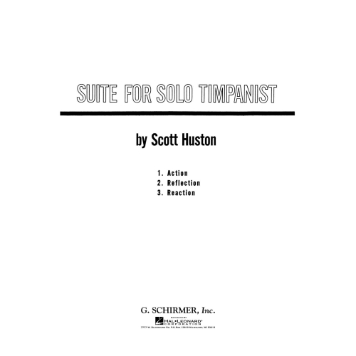 Huston, Scott - Suite for...