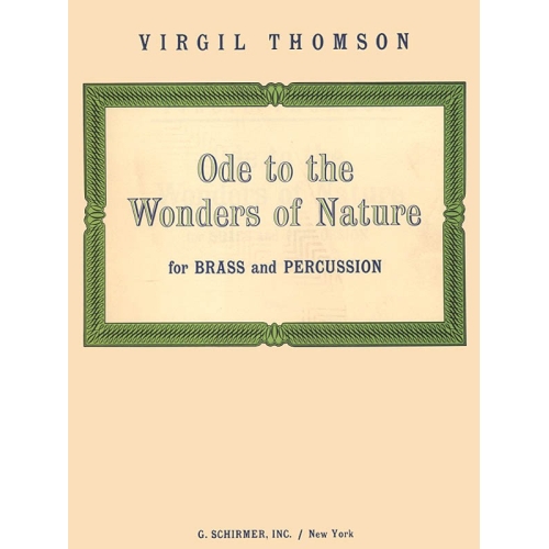 Thomson, Virgil - Ode To...