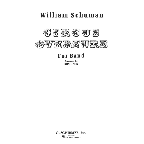 Schuman, William - Circus...