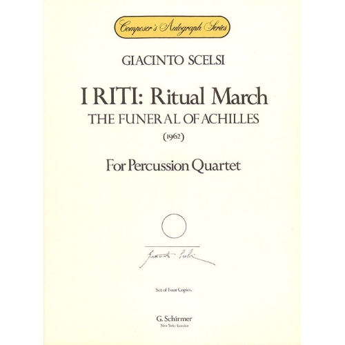 Scelsi, Giacinto - I Riti:...