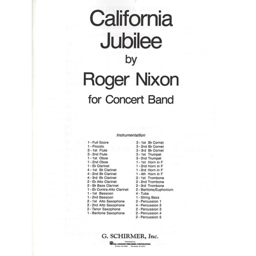 Nixon, Roger - California...