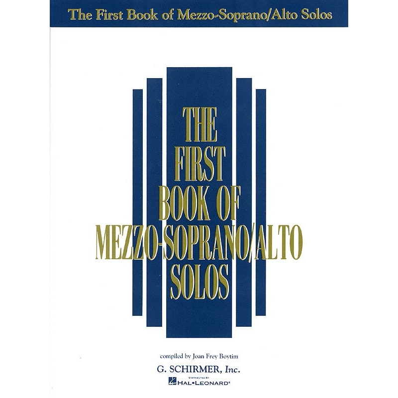 The First Book Of Mezzo-Soprano/Alto Solos