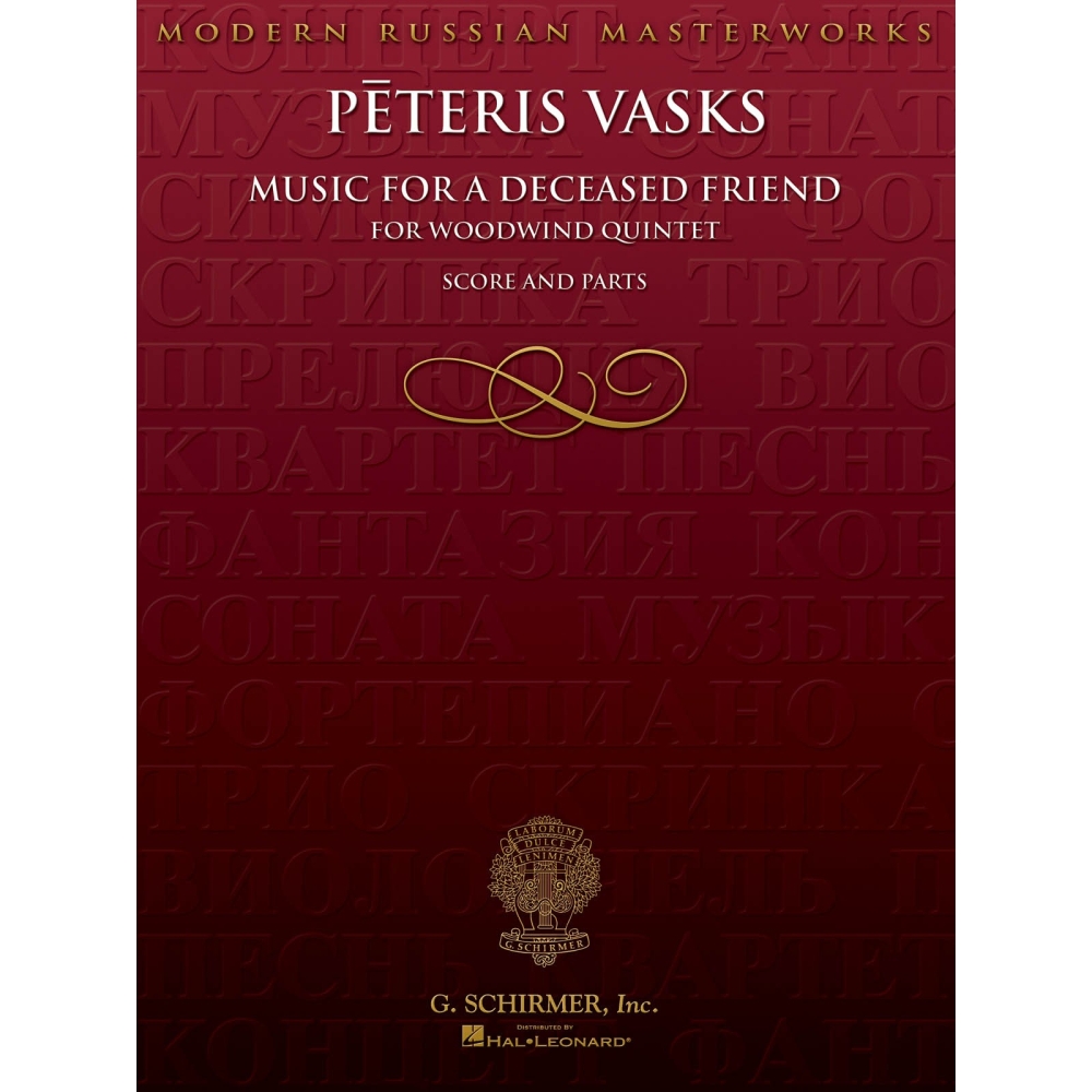 Vasks, Pêteris - Music for a Deceased Friend
