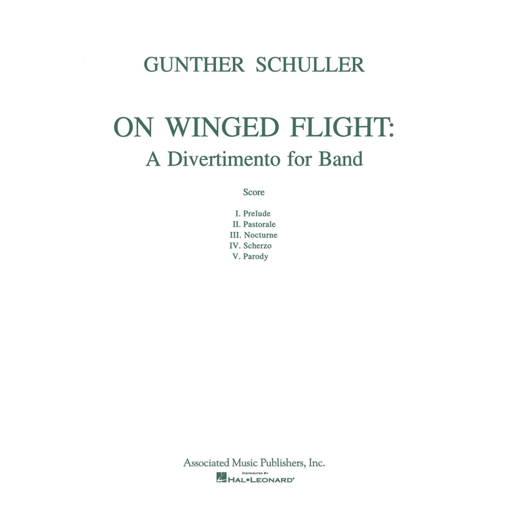 Schuller, G. - On Winged Flight Sc