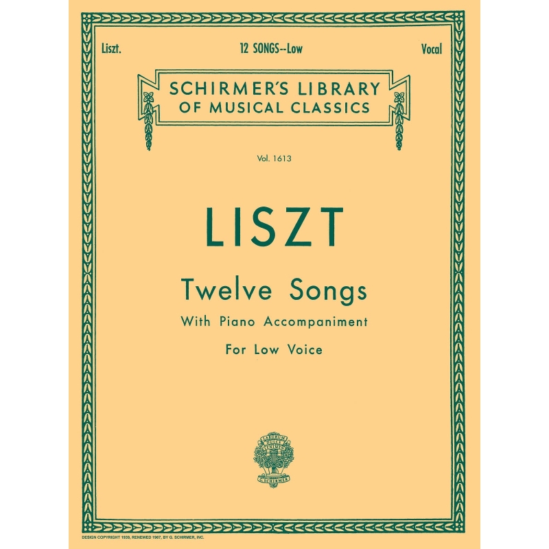Liszt, Franz - 12 Songs