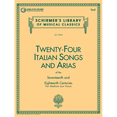 24 Italian Songs and Arias...