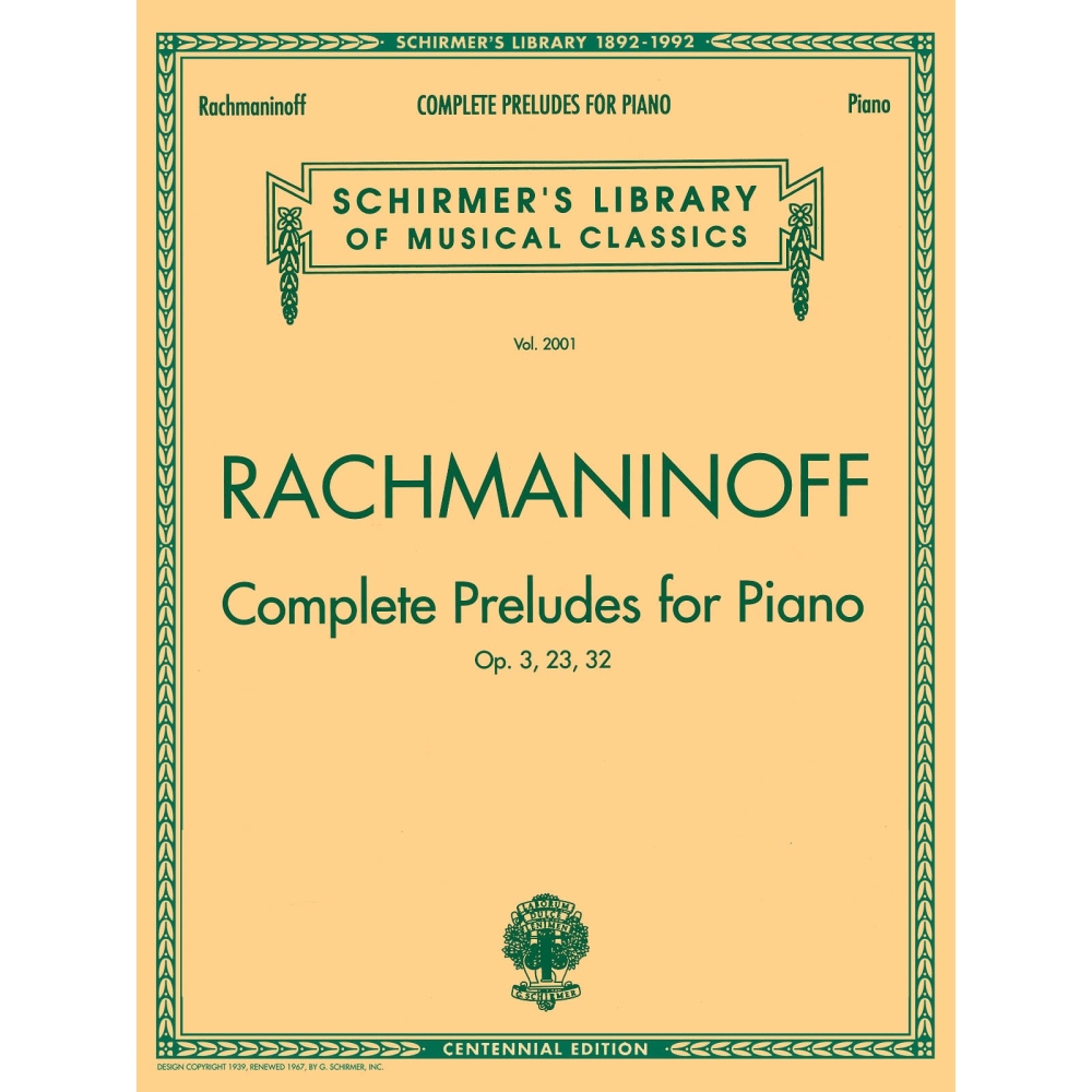 Rachmaninov, Sergei - Complete Preludes, Op. 3, 23, 32
