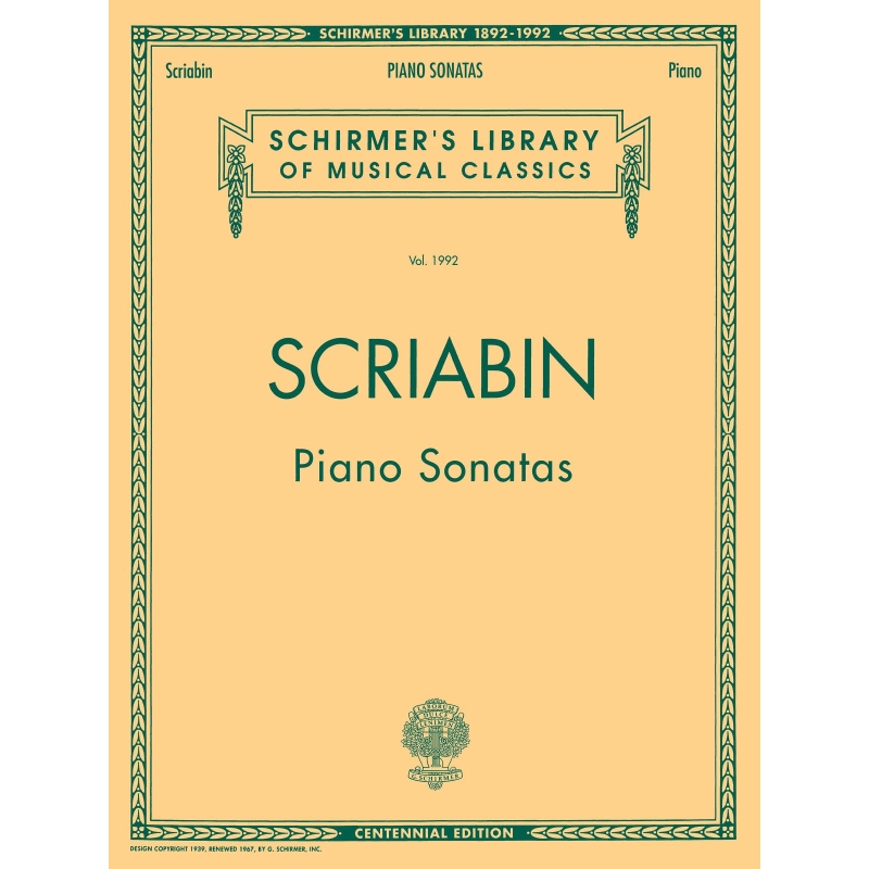 Scriabin, Alexander - Piano Sonatas - Centennial Edition